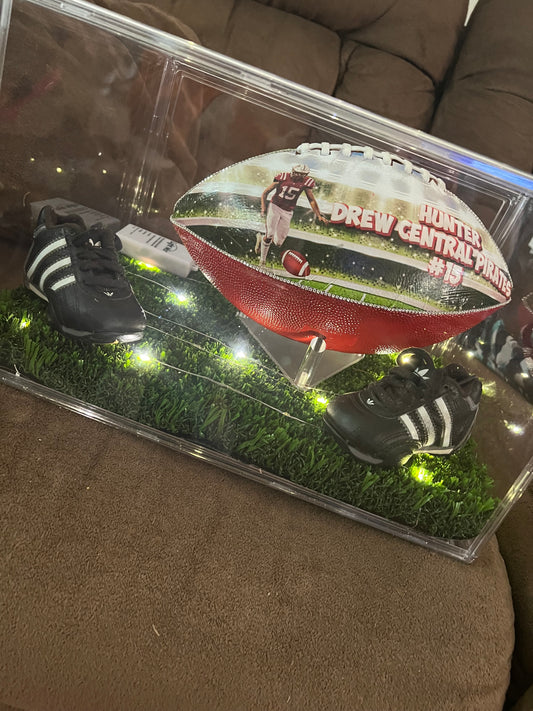 Custom Football w/Case