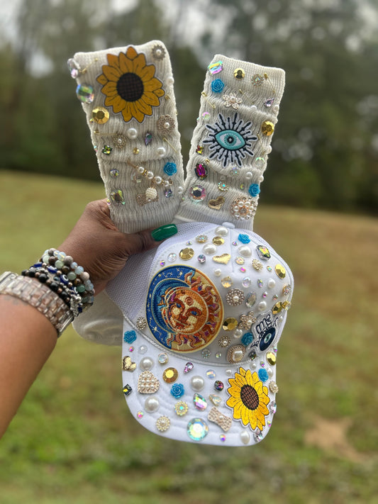 Custom Hat and Sock Set