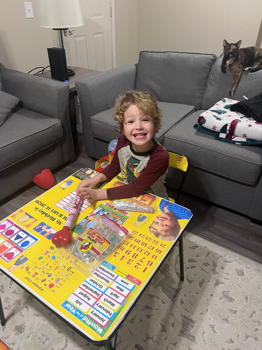Custom Kids Learning Table Set